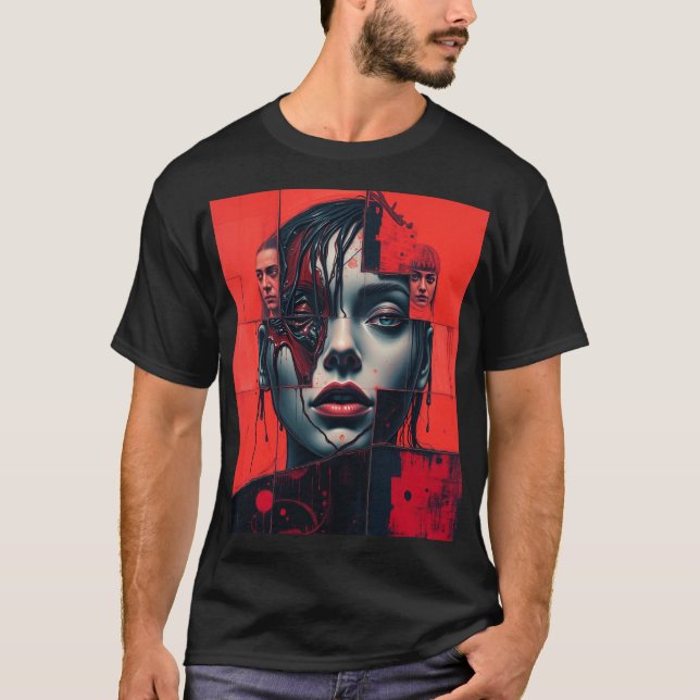 Camiseta "Faces Within Faces" (Anverso)