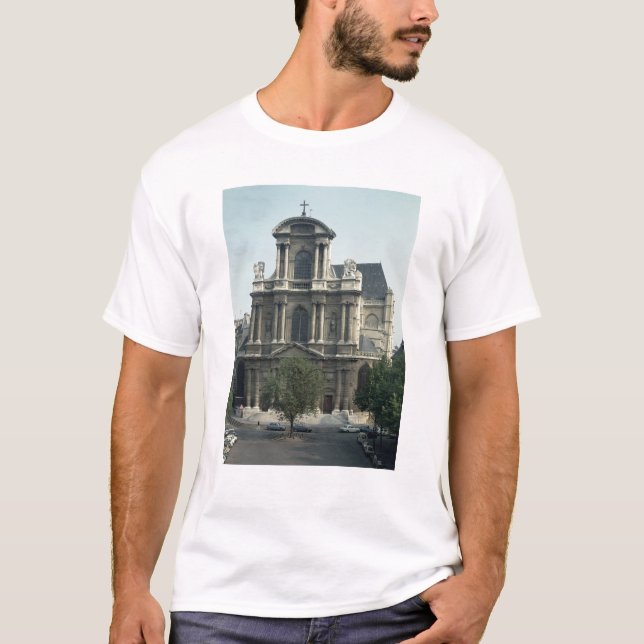 Camiseta Fachada de la iglesia de Santo-Gervais (Anverso)