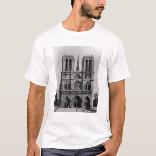 Camiseta Fachada de Notre-Dame, París, fin del siglo XIX