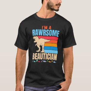 Camiseta Faciales estilísticos de los dinosaurios de bellez