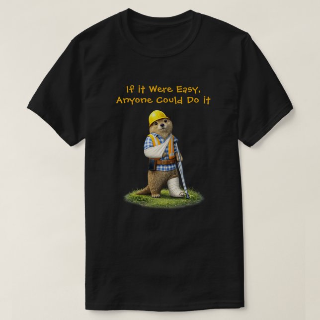 Camiseta "Fácil" (Diseño del anverso)