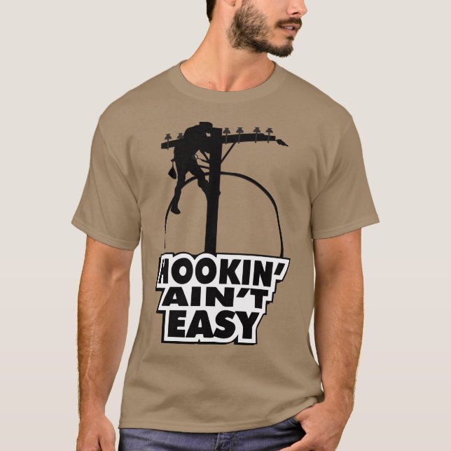 Camiseta Fácil afichado de Lineman (Anverso)