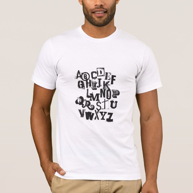 Camiseta fácil como ABC (Anverso)