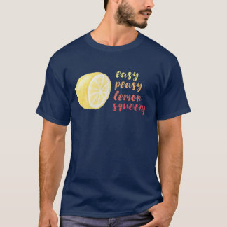 Camiseta fácil de Squeezy del limón de Peasy