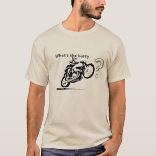 Camiseta "Fácil de viajar" ¿Cuál es el viaje rápido en bici