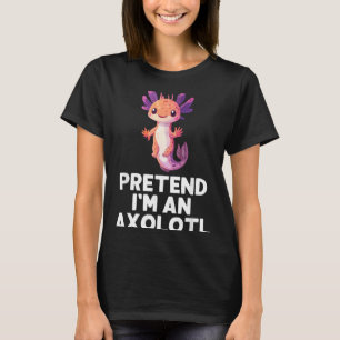 Camiseta Fácil disfraz de ajolote divertido de Halloween