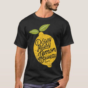 Camiseta Fácil Peasy Lemon Squeezy Citrus Fruit Peel Regalo
