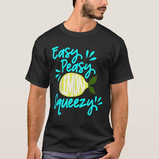 CAMISETA FÁCIL PEASY LEMON SQUEEZY FUN SUMMERTIME LEMONADE  (Anverso)
