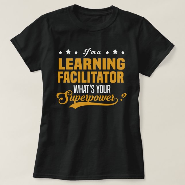 Camiseta Facilitador del aprendizaje (Diseño del anverso)