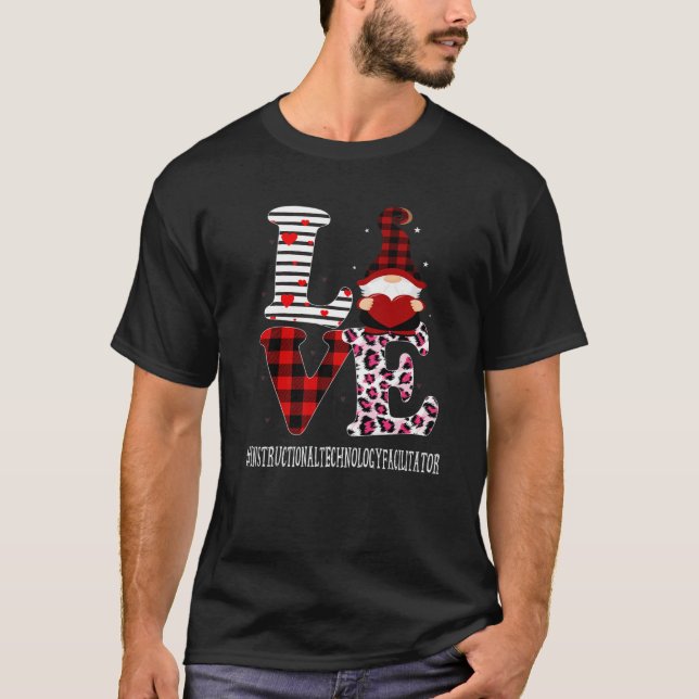 Camiseta Facilitadora de tecnología de instrucción ama a la (Anverso)