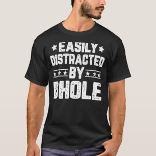 Camiseta Fácilmente Distrado Por Animal Dhole
