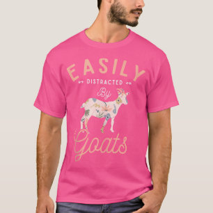 Camiseta Fácilmente Distrado Por Cabra Granjera De Ganaderí