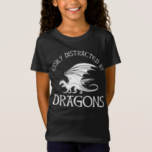 Camiseta Fácilmente Distrado Por Dragones