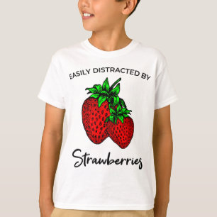 Camiseta Fácilmente distrado por fresas