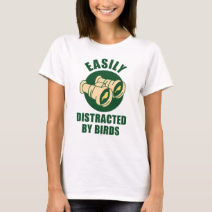 Camiseta Fácilmente Distrado Por Las Aves