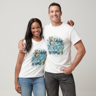 Camiseta Fácilmente Distrado Por Las Plantas