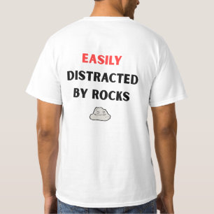 Camiseta Fácilmente Distrado Por Las Rocas