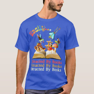 Camiseta Fácilmente distrado por libros de hongos de rana d