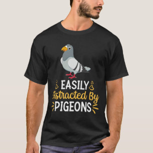 Camiseta Fácilmente Distrado Por Los Cerdos