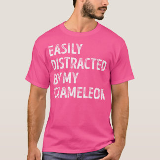 Camiseta Fácilmente Distrado Por Mi Chameleon
