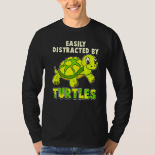 Camiseta Fácilmente Distrado Por Tortugas Ocean Turtle Sea