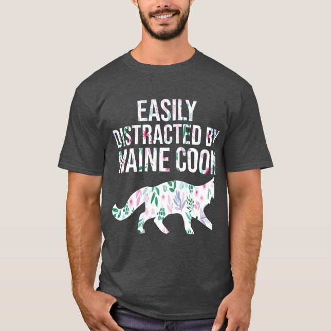 Camiseta fácilmente distraído (Anverso)