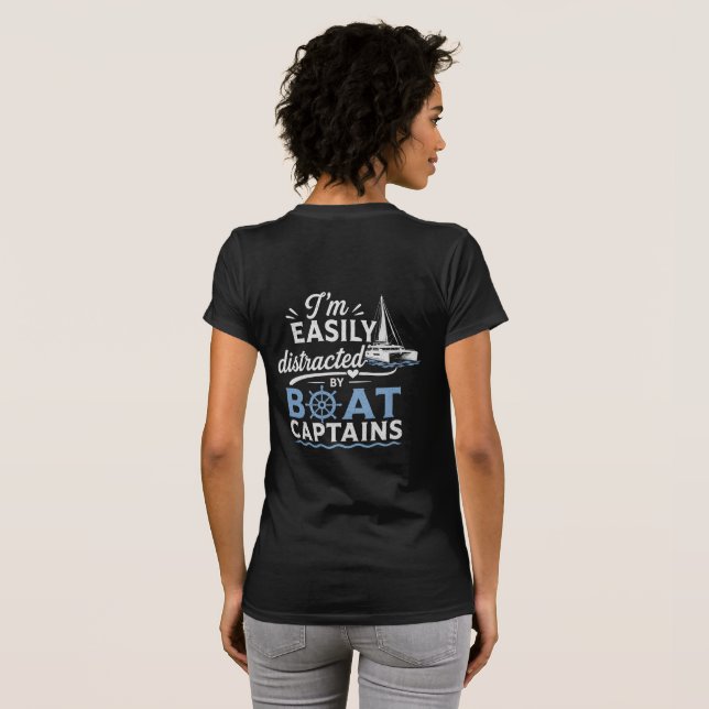 Camiseta Fácilmente Distraído 1 (Reverso completo)