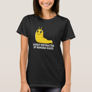 Camiseta Fácilmente Distraído Por Babosas De Plátano, Diver