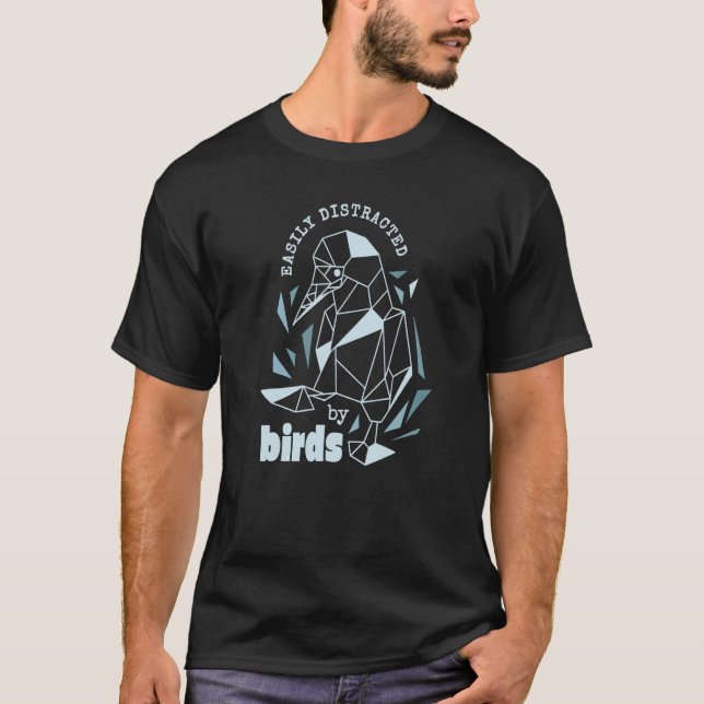 Camiseta FÁCILMENTE DISTRAÍDO POR BIRDS Bird Watcher Birdin (Anverso)