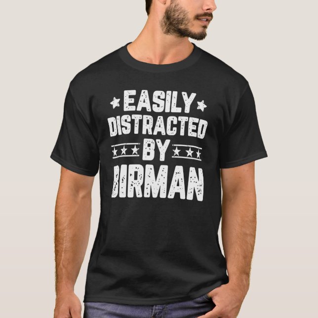 Camiseta Fácilmente Distraído Por Birman Cat Birman (Anverso)