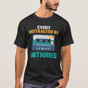 Camiseta Fácilmente Distraído Por El Caso Clásico Antiguo