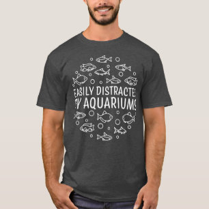 Camiseta Fácilmente Distraído Por El Diseño Redondo De Los 