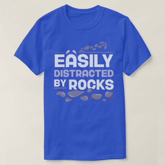 Camiseta Fácilmente Distraído Por El Trabajo 2 De Geología  (Diseño del anverso)