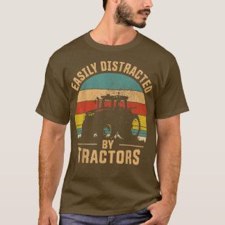 Camiseta Fácilmente Distraído Por La Graciosidad Del Tracto
