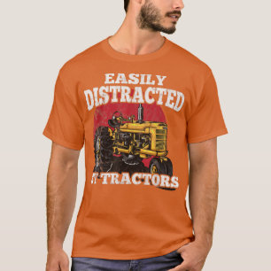 Camiseta Fácilmente Distraído Por La Graciosidad Del Tracto