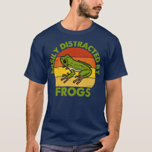 Camiseta Fácilmente distraído por las ranas