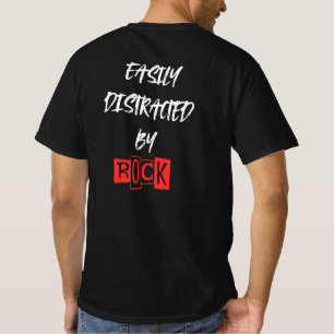 Camiseta fácilmente distraído por las rocas