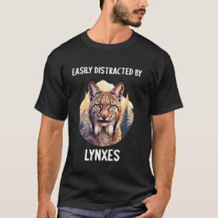 Camiseta Fácilmente distraído por Linces Lince