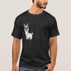 Camiseta Fácilmente Distraído Por Llamas Animal Lindo Para