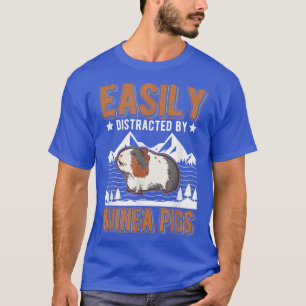 Camiseta Fácilmente distraído por los cerdos guineanos 149