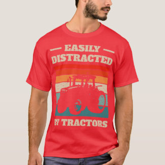 Camiseta Fácilmente Distraído Por Los Tractores III