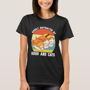Camiseta Fácilmente Distraído por Mujeres y Niñas Chicas de