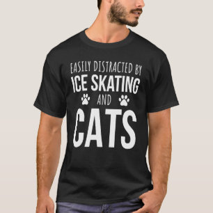 Camiseta Fácilmente Distraído Por Patinaje Sobre Hielo Y Ga