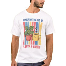 Fácilmente Distraído Por Plantas Y Café Vintage