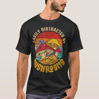 Camiseta Fácilmente Distraído Por Setas Recolector De Setas