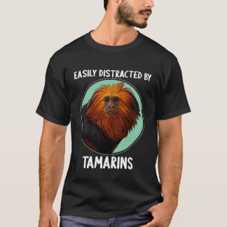 Camiseta Fácilmente Distraído por Tamarins Tamarin