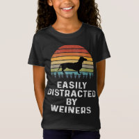 Fácilmente Distraído Por Weiners Weiner Dog Owner 