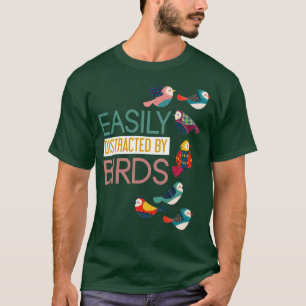 Camiseta Fácilmente Distratizado Por Aves Aves