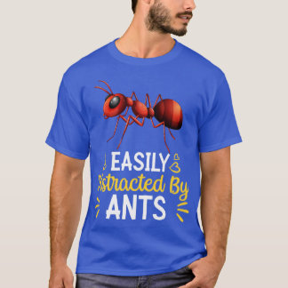 Camiseta Fácilmente Distratizado por las hormigas