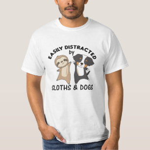 Camiseta Fácilmente Distratizado Por Las Llovias Y Perros P